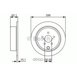 Тормозной диск (Bosch) 0986479A10