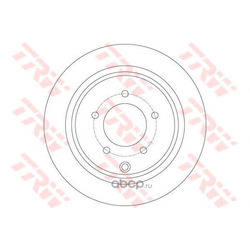 Тормозной диск (TRW/Lucas) DF6177