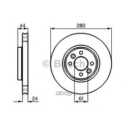 Тормозной диск (Bosch) 0986478590