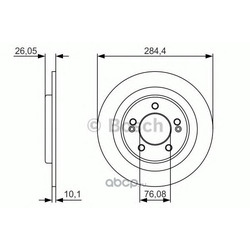 Тормозной диск (Bosch) 0986479A47