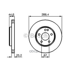 Тормозной диск (Bosch) 0986479234