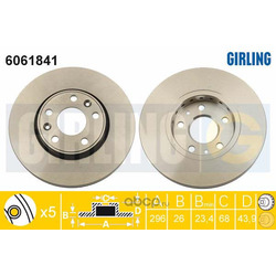 Тормозной диск (Girling) 6061841