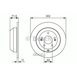 Тормозной диск (Bosch) 0986479081