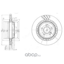 Тормозной диск (Delphi) BG4144