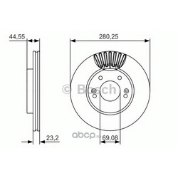 Тормозной диск (Bosch) 0986479A12