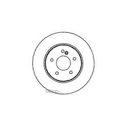 Тормозной диск (Mapco) 15792