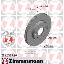 Тормозной диск (Zimmermann) 285352720