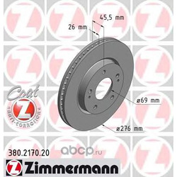 Тормозной диск (Zimmermann) 380217020