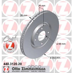 Тормозной диск (Zimmermann) 440312020