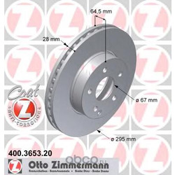 Тормозной диск (Zimmermann) 400365320