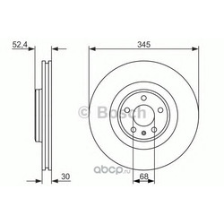 Тормозной диск (Bosch) 0986479747