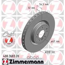 Тормозной диск (Zimmermann) 400368320