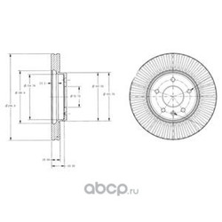 Тормозной диск (Delphi) BG4092