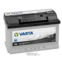 Батарея аккумуляторная 70А/ч 640А 12В обратная полярн. стандартные клеммы (Varta) 5701440643122
