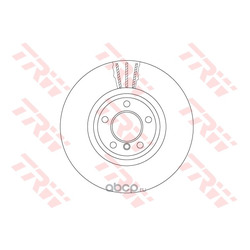 Тормозной диск (TRW/Lucas) DF6615S