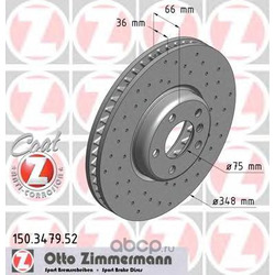 Тормозной диск (Zimmermann) 150347952