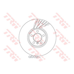 Тормозной диск (TRW/Lucas) DF6611S