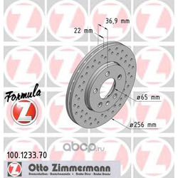 Тормозной диск (Zimmermann) 100123370