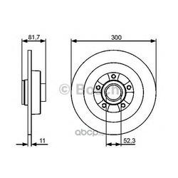 Тормозной диск (Bosch) 0986479445