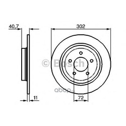 Тормозной диск (Bosch) 0986479233
