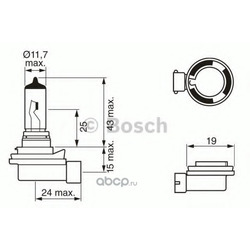   Bosch H8 12V 35W (Bosch) 1987302081