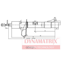 амортизатор подвески газонаполненный (DYNAMATRIX-KOREA) DSA333710