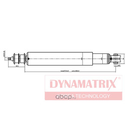 амортизатор подвески газонаполненный (DYNAMATRIX-KOREA) DSA343047