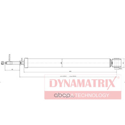 Амортизатор задний (DYNAMATRIX-KOREA) DSA343426