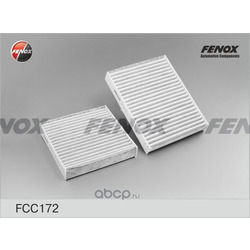 Фильтр салона угольный Peugeot 207 06- 1.4, 1.6, 208 12- 1.0-1.6 (FENOX) FCC172