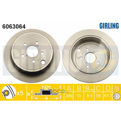 Тормозной диск (Girling) 6063064