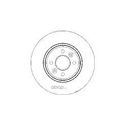 Тормозной диск (Mapco) 15117