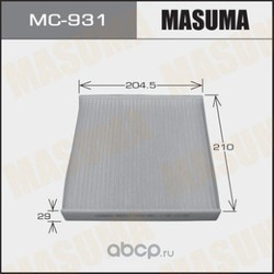 Фильтр салона (Masuma) MC931