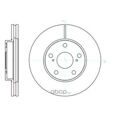 Тормозной диск (Remsa) 6104310
