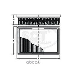 Воздушный фильтр (SCT) SB068