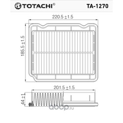 Воздушный фильтр (TOTACHI) TA1270