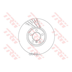 Тормозной диск (TRW/Lucas) DF6612S