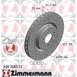 Тормозной диск (Zimmermann) 400368352