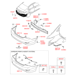 ������ �������� �������������� (Hyundai-KIA) 957201R000SAE