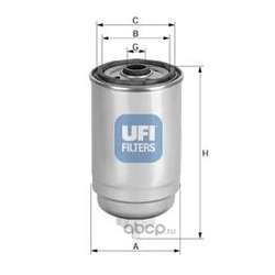 Топливный фильтр (UFI) 2443900