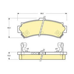 �������� ��������� �������, �������� ������ (Girling) 6131159