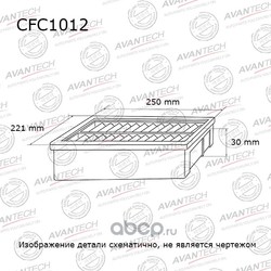 Фильтр салонный (AVANTECH) CFC1012