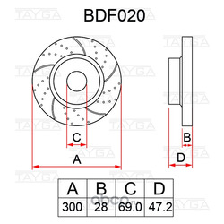  , ,  (TAYGA) BDF020