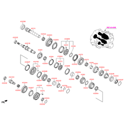     , d=50mm (Hyundai-KIA) 432243D100