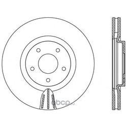 Тормозной диск (OPEN PARTS) BDR255020