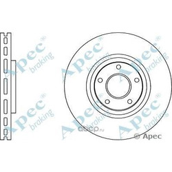 Тормозной диск (APEC braking) DSK2880