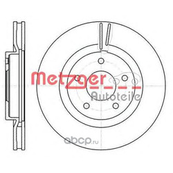 Тормозной диск (METZGER) 6108710
