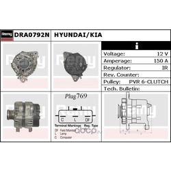  (Delco remy) DRA0792N