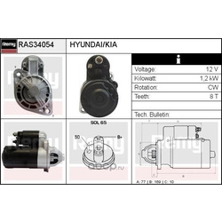 (Delco remy) RAS34054