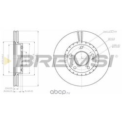   (BREMSI) DBC187V