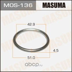 Прокладка выхлопной системы (Masuma) MOS136